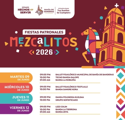 Mezcalitos y Santa Rosa Tapachula se preparan para celebrar sus Fiestas Patronales 2026