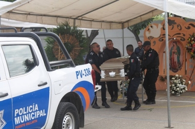 Despiden sus compañeros al Policía José Nava Ojéndiz