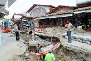 Opera ya con éxito el nuevo colector en las colonias Emiliano Zapata y Centro