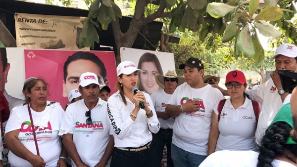 Unidos lograremos un Municipio próspero: Mónica Saldaña