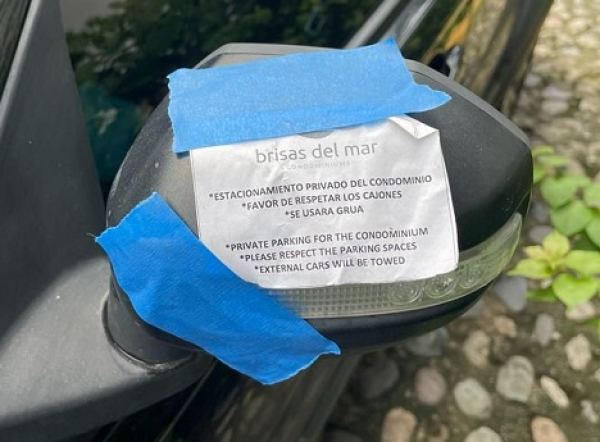 Agresiones contra automovilistas en hotel Brisas del Mar; quitan placas y amenazan a conductores