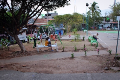 Recuperan espacio deportivo en Ramblases con mejoras en “La Canchita”
