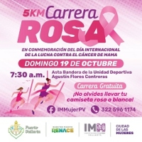 ¡Súmate a la Carrera Rosa 5K contra el cáncer de mama!