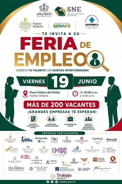 Invitan a Feria de Empleo con más de 200 vacantes en El Pitillal