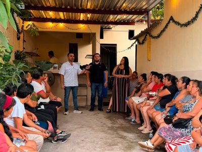 Ra Aguilar fortalece la Transformación desde las Asambleas Informativas