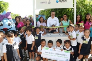 Inauguran bebederos en Preescolar José Clemente Orozco