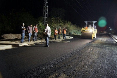 Pavimentan calle Pez Vela en la colonia Las Gaviotas