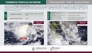 Autoridades de Puerto Vallarta toman medidas preventivas por ciclón; “Raymond” ocasionará lluvias