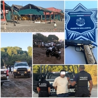 Fue “torcido” con una pavorosa escuadra en Boca de Tomates