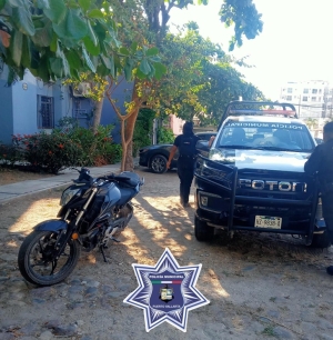 Policía Municipal recupera dos motocicletas con reporte de robo