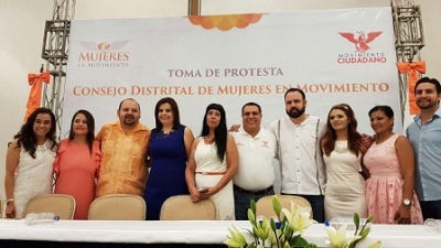 Cierran filas delegadas de Mujeres en Movimiento en el Distrito 5