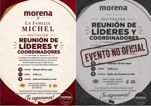 Les sale el tiro por la culata a la familia Michel; Morena se deslinda de evento con “líderes y coordinadores”