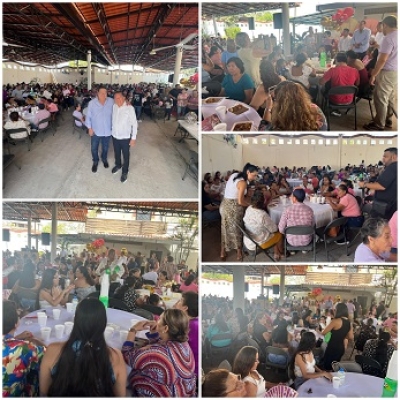 Regidora Chuyita López y Morena Vallarta celebran a más de dos mil madres de Puerto Vallarta