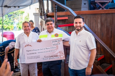 Reconocen a gobierno de Luis Munguía por apoyo brindado en contingencia del barco Marigalante