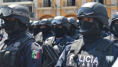 La Policía Nayarita a todo lo que da; opera e interviene en la elección de Bahía