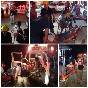 Camionazo en las “Cinco Cruces” dejó cinco heridos