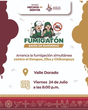Fumigatón Bahía de Banderas" llegará a Valle Dorado