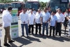 Celebran la modernización del transporte en PV; ponen en marcha 30 nuevos camiones