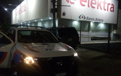 Dan “cortinazo” a Elektra en Palmar de Aramara y se llevan varios artículos