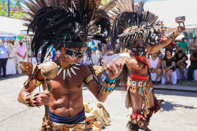 Celebran el Equinoccio de Primavera en el Parque Hidalgo