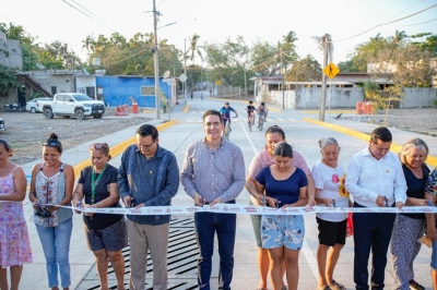 Gobierno de Bahía de Banderas inauguró la calle Josefa Ortiz de Domínguez en Mezcalitos