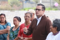 Supervisa César Abarca y Contraloría Social obra de Laguna del Valle