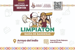 El Limpiatón llegará al Arroyo del Indio en Bucerías