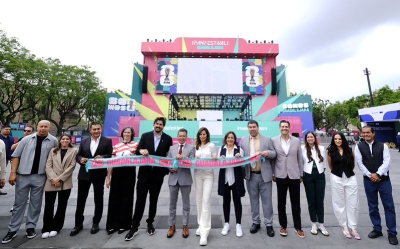 Pablo Lemus encabezó recorrido previo a la inauguración del FIFA Fan Festival™ en Guadalajara