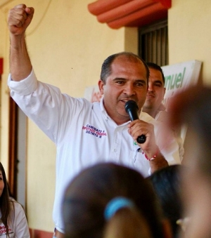 Con mucho ánimo y seguridad del triunfo, cierra campaña José Gómez en Compostela