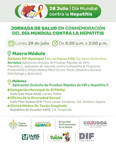 ¡Prepárate para cuidar tu salud! Habrá pruebas rápidas de VIH y Hepatitis C