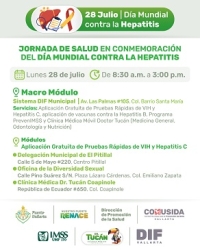¡Prepárate para cuidar tu salud! Habrá pruebas rápidas de VIH y Hepatitis C