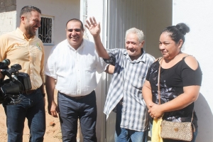 Cambian calidad de vida a familias de la zona rural con la entrega de cuartos adicionales