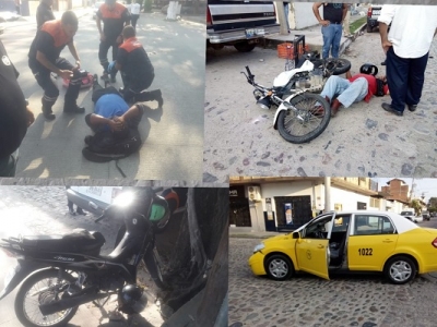 Sin control los ‘moto locos’ en Puerto Vallarta; a diario hay accidentes donde participa un motociclista