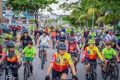 Más de mil personas se unieron a la rodada ciclista por la paz en Vallarta
