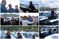 Entrega Pablo Lemus, Gobernador de Jalisco, 56 patrullas a municipios de las regiones Costa Sur, Costa - Sierra Occidental y Sierra de Amula