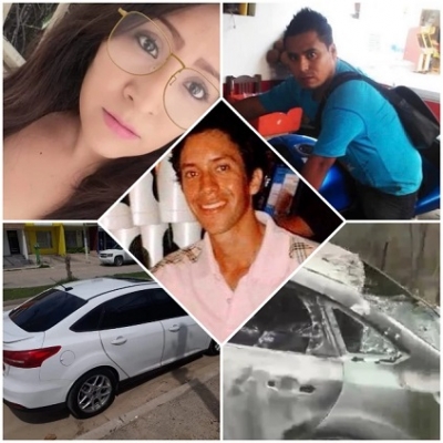 Mujer cita a dos jóvenes de PV en Coyuca de Benítez y desaparecen; el automóvil en que viajaron fue incinerado