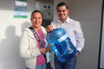 Los Gogomáticos de SEAPAL llenaron 576 mil garrafones gratuitos en el 2025