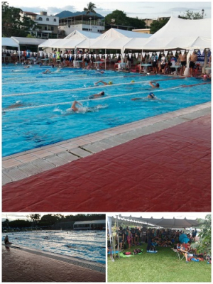 Accidentado evento de la Asociación de Entrenadores de Natación; hubo ocho lesionados leves en la alberca olímpica