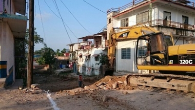 Pavimenta gobierno municipal calle Rosa de la colonia la Floresta