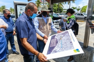 Celebra Dávalos arranque de obras en avenida principal