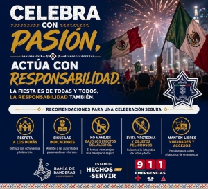 ¡Celebra con pasión, actúa con responsabilidad!