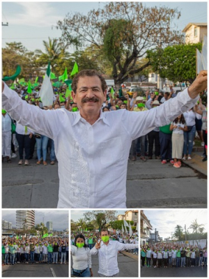 Dr. Paco Sánchez exige respeto a la democracia en marcha del PVEM