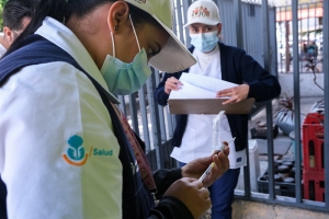 Refuerza Secretaría de Salud bloqueos de vacunación contra sarampión en zonas con presencia de casos