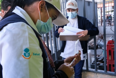 Refuerza Secretaría de Salud bloqueos de vacunación contra sarampión en zonas con presencia de casos