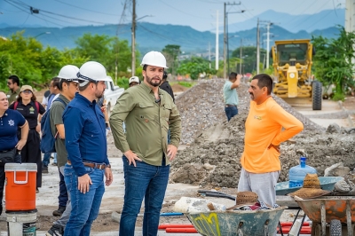 Luis Munguía supervisó obra del Puente Amado Nervo; prevén inaugurarla este año