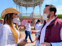 Inicia Morena campaña en Mascota con Yussara Canales