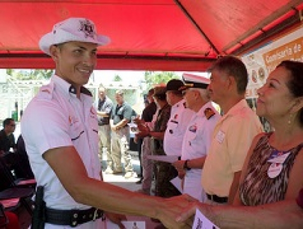 Capacitan instructores de Santa Bárbara a Policías de Puerto Vallarta