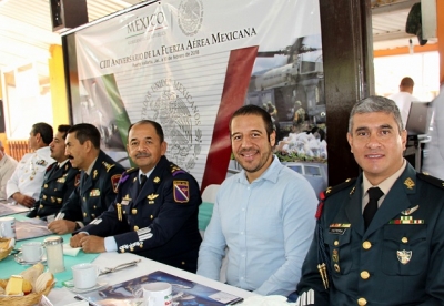 Conmemoran el CIII Aniversario de la Fuerza Aérea Mexicana