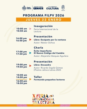 Puerto Vallarta se prepara para la X Feria Internacional de la Lectura