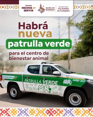 Bahía de Banderas contará con nueva patrulla exclusiva para el Centro de Bienestar Animal